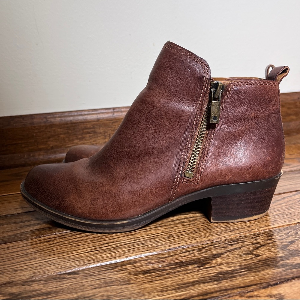 Lucky Brand Chestnut Ankle Booties